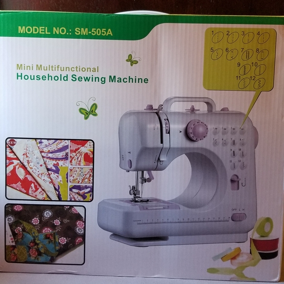 Compact Pink Sewing Machine - Picture 3 of 3